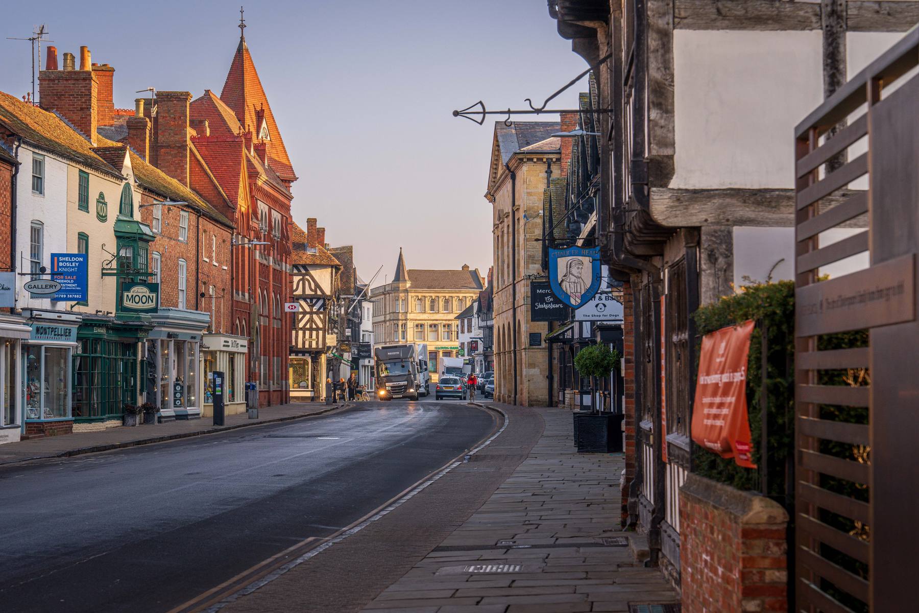 Haslemere high street, one of the Surrey towns where Surrey Senior Companions supports older people